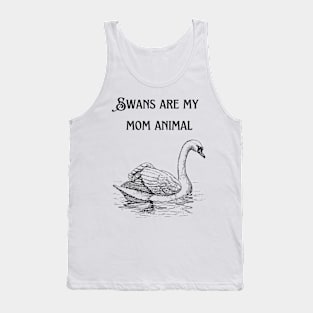 Mom Animal - Swan Tank Top